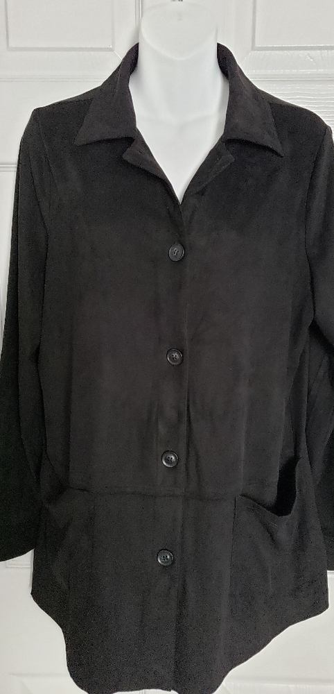 Faux Suede Jacket